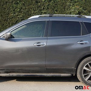 Nissan Kicks Door Handle Cover - Omac - S.Steel - Gloss Silver - '18-'24